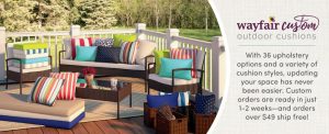 wayfair custom outdoor cushions | wayfair FDXKREZ