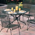 windflower wrought iron patio furniture PKHVJST