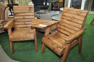 wooden garden furniture chunky-wooden-garden-furniture be close to the nature by using wooden garden QVRTDUC