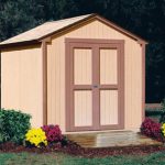 wooden sheds handy home kingston 8x8 wood storage shed kit YMADVXB