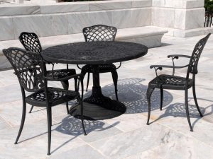 wrought iron patio furniture PEUWHCW