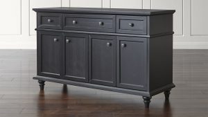 avalon black sideboard ... JODROQW