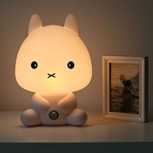 baby night light eonkoo kids led rabbit nightlight cartoon animal desk table bunny lamp night NWNOUTH