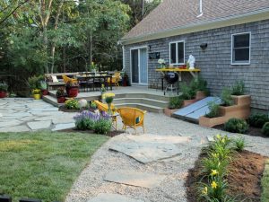 backyard landscaping after: entertaining oasis KCRVVNE