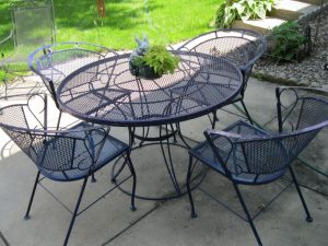 best wrought iron patio furniture sets WNFPWUC