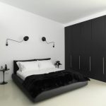 black and white bedroom home decorating trends - homedit ZIDCMUJ