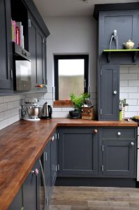 black kitchen cabinets all you must know about cabinet refacing. painted kitchen cabinetsgrey ... QAVKLOK