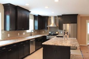 black kitchen cabinets traditional-kitchen ZKXLGKR