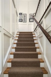 carpet runners carpeting stairs staircase traditional with black and white photography  brown runner recessed ZSXHLZW