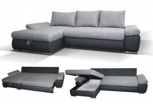 caserto corner sofa bed - left handed IEZAPWX