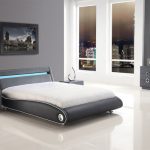contemporary bedroom furniture exclusive leather platform bedroom sets feat. light - bedroom furniture sets CYQWMSA