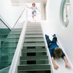 cool design ideas - stairs with slide CTKYNMI