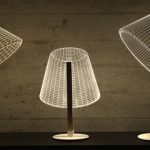 cool lamps the new bulbing lamp collection uses lampshades that are really just 2d MTGHSWP