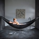 design ideas hammock-like bathtub HKWMLXO