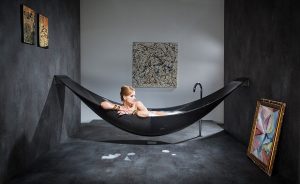 design ideas hammock-like bathtub HKWMLXO