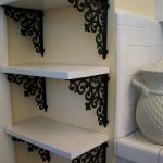 diy shelves diy elegant shelves with brackets from hobby lobby and a piece of wood EFXLDTF