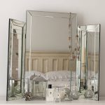 dressing table mirrors large bevelled dressing table triple mirror QDDEMZA