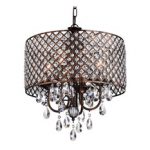 edvivi - billie crystal chandelier, copper - chandeliers HHNJYCW
