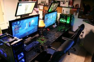 elegant gaming computer desk setup innovative gaming computer desk setup  top home USMOOML