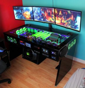 gaming computer desk i want thaaaatu2026(41 photos). custom gaming computerpc ... UQLPRYZ