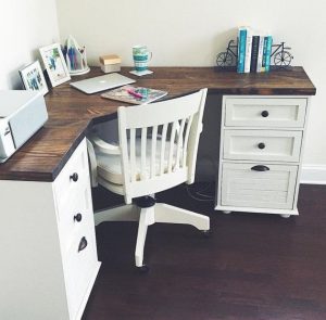 grace farmhouse corner desk by magnoliasandhardware on etsy ZQDBTVS