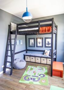 kids loft beds raise the roof: kidsu0027 loft bed inspiration SBFREGH