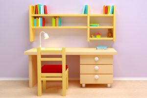 kids study table study table with side drawers: HYKBCCN