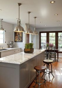 kitchen lights traditional kitchen with industrial chic lights SWOTATG