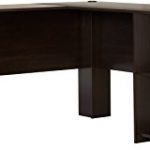 l shaped desk ameriwood home dakota l-shaped desk with bookshelves (espresso) TMEYHKR