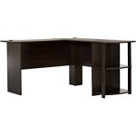 l shaped desk this item ameriwood home dakota l-shaped desk with bookshelves (espresso) OPNSFZF