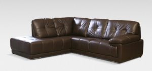 leather corner sofa maxim corner lhf brown TTAZUWW