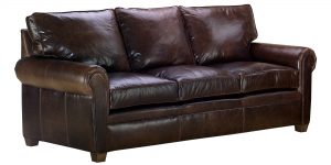 leather furniture rockefeller rolled arm sofa set AGKEAGA