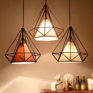 light shades birdcage metal frame pendant lamp lightshade minimalist for room office  decor uk NUQLAYB