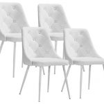 modern white dining chairs AHAWOIV