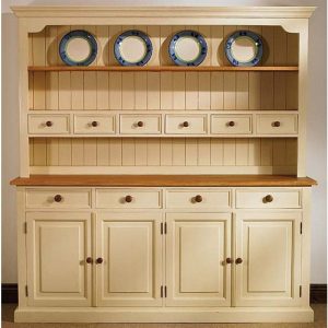 mottisfont solid pine painted large 84 inch welsh dresser 4 ECSQAHN