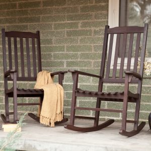 outdoor rocking chairs coral coast indoor/outdoor mission slat rocking chair - natural - outdoor  rocking NJVWZUL