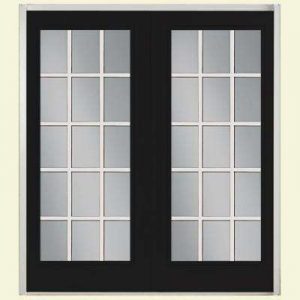 patio doors prehung 15 lite fiberglass patio door ... SPTYREQ