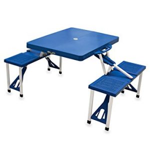 picnic time u0027portable folding picnic tableu0027 with seating for ... ONLSTXU