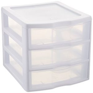 plastic storage drawers sterilite clearview 3 storage drawer organizer UOHPVUN