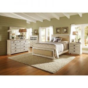 queen bedroom sets willow 6-piece queen bedroom set ZRPJPGG