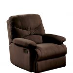 recliner chairs amazon.com: acme 00632 arcadia recliner, oakwood chocolate microfiber:  kitchen u0026 dining DCUIVOH