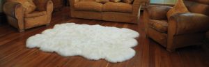 sheepskin rug country sheepskin rugs: rustic u201cshag rugsu201d for your home KSMBNVG