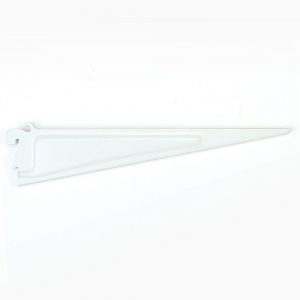 shelf brackets closetmaid shelftrack 12 in. x .5 in. white shelf bracket XGNDUQZ