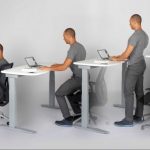 sit stand desk height-adjusting sit-stand desk UJLTSDJ