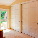 sliding closet doors bypass closet doors | cambridge bypass closet door maple 5 panel shaker UUZWQZX