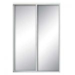 sliding closet doors concord mirrored white aluminum interior sliding door RKUDYYZ