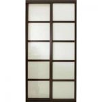sliding closet doors tranquility glass panels back painted interior sliding door with espresso  wood frame LXSQIYY