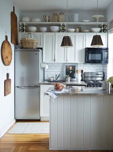 small kitchen ideas 5 chic organization tips for pint-size kitchens GJWRLVN