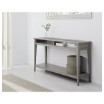 sofa table liatorp console table - white/glass - ikea ELPSXFD