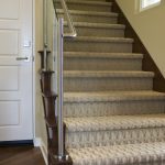 stair carpet 8 modern staircases featuring carpet: contemporary basketweave pattern PEWTVWK